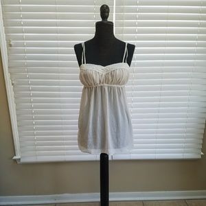 Nude colored negligee